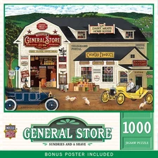 MasterPieces - General Store - Sundries and a Shave 1000 Piece Jigsaw Puzzle