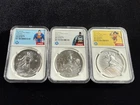 2025 Superman / Batman /  Wonder Woman DC Comics 1 oz Silver Medal Set MS70 ER