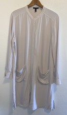 Eileen Fisher Shirt Dress Sz XL Light Pink Long Sleeve Career Office Minimalist