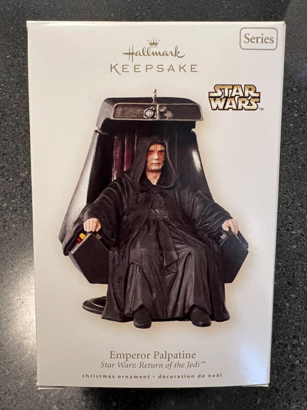 Emperor Palpatine 2008 Hallmark Ornament Brand New in Box ROTJ 12th in Series