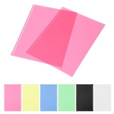 B5 26 Paper Cover Frosted Translucent Waterproof Rollable PP Page Binding Cover