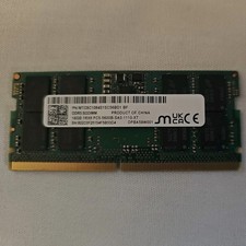 Micron 16GB DDR5-5600 1Rx8 Laptop SODIMM RAM MTC8C1084S1SC56BD1