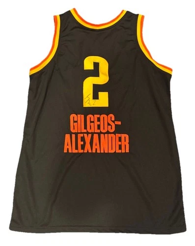 Shai Gilgeous-Alexander OKC NBA Basketball Custom Signed Autographed Jersey