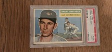 1956 Topps Baseball Harry Brecheen PSA 7 Gray Back #229