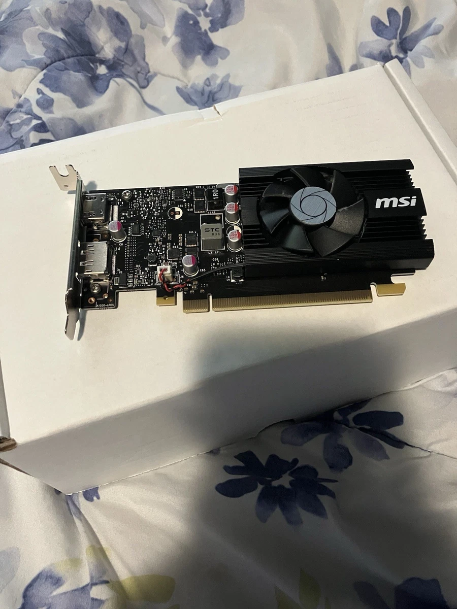 MSI NVIDIA GeForce GT 1030 2 GB Memory Computer Graphics Cards for