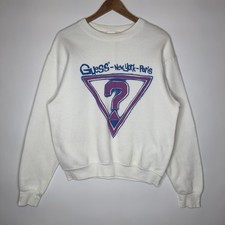 Vintage 1980s Guess New York Paris Crewneck Sweatshirt OS