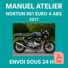 Manuel Atelier Norton 961 EURO 4 ABS  2017 Revue Technique Français RMT CD PDF