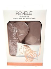 Revele Satin Pillowcase And Eye Mask Set