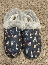 NWOT Bobs Skechers Dog Forever Gray Women Memory Foam Slippers Size 11