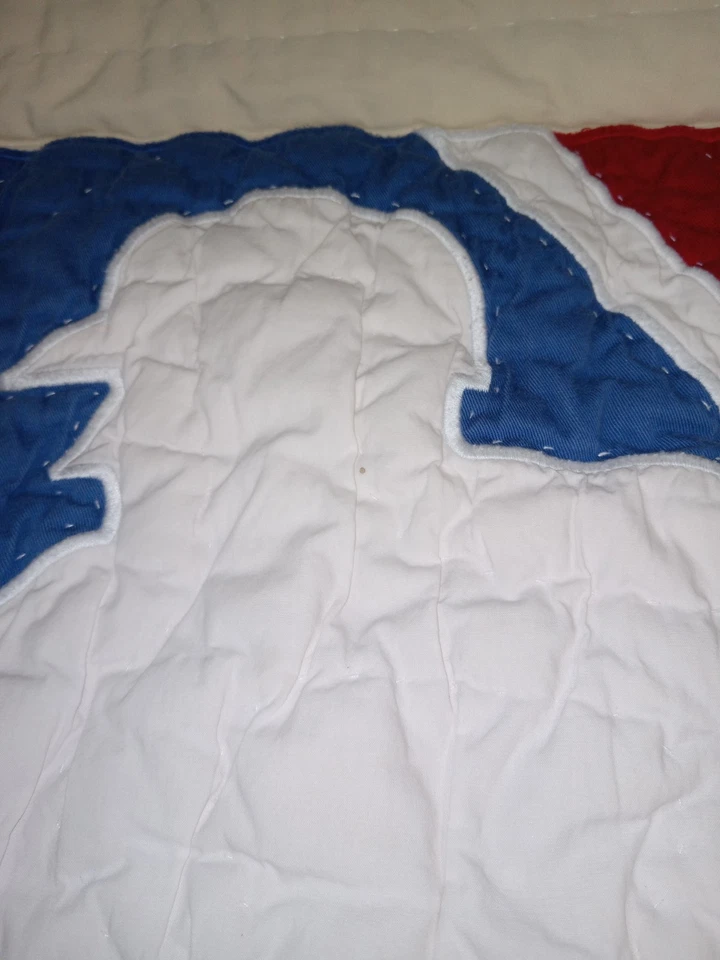 Juego estándar de 2 fundas de almohada acolchadas Pottery Barn Kids MLB de béisbol de algodón Foto 2 de 4