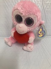 Ty Beanie Boos💜Julep The Monkey 6" New MWMT's