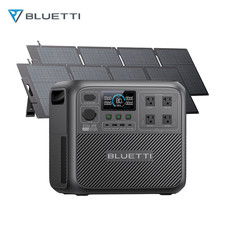 BLUETTI Elite 200 V2 2073Wh Portable Power Station 2 200W Solar Panel for Camp