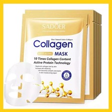 10pcs Anti-wrinkle Collagen Face Mask Moisturizing Anti-aging Repair Brightening