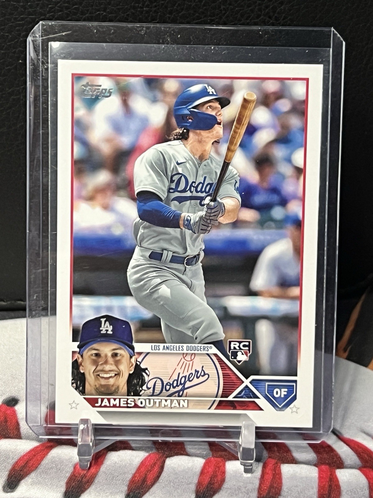 2023 Topps Series 2 - James Outman #395 Advanced Stats Back /300 (RC)