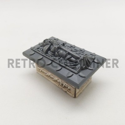 MB HEROQUEST Games Workshop Vintage - 1x Warrior's Tomb Crypt Furniture