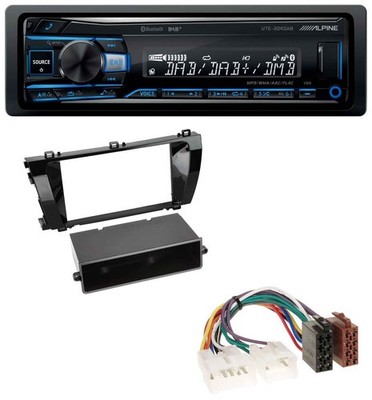 Alpine USB Bluetooth DAB MP3 Autoradio für Toyota Corolla E170 2014-2017 schwarz