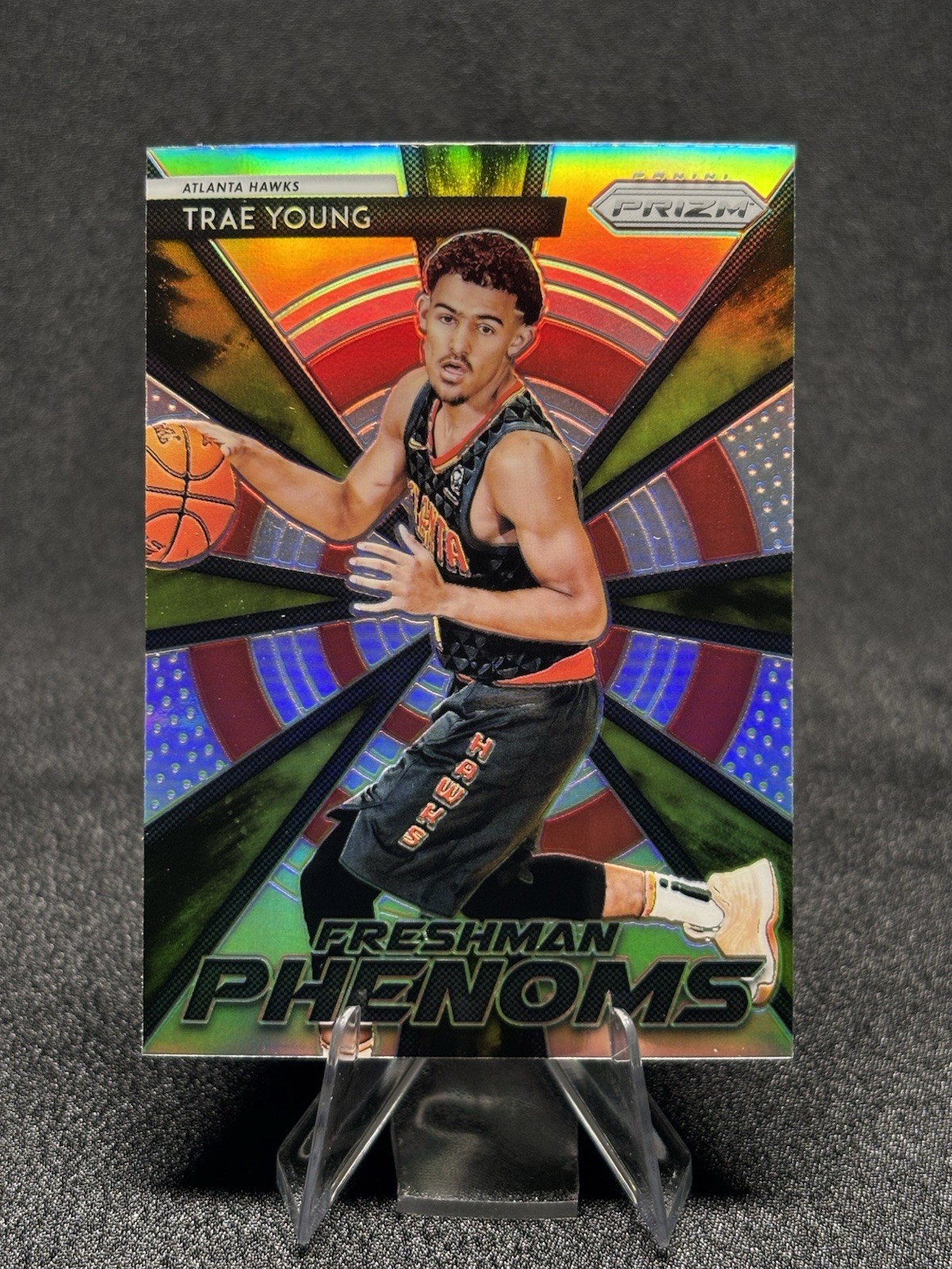2018 Panini Prizm Freshman Phenoms #21 Trae Young Silver Prizm (RC) 