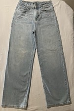 Wild Fable High-Rise Baggy Jeans Women Size 4/R Light Wash Denim Y2K