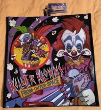 KILLER KLOWNS Reusable BLACK Jumbo Shopping Gift Bag with Handle New! Free Ship!
