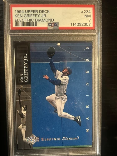 1994 Upper Deck - Ken Griffey Jr #224 Electric Diamond Silver Back