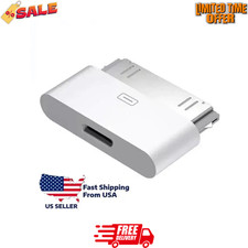 30-Pin Adapter for 8-Pin, USB-C, Micro-USB, USB to iPhone 4/4S iPad 2/3 iPod
