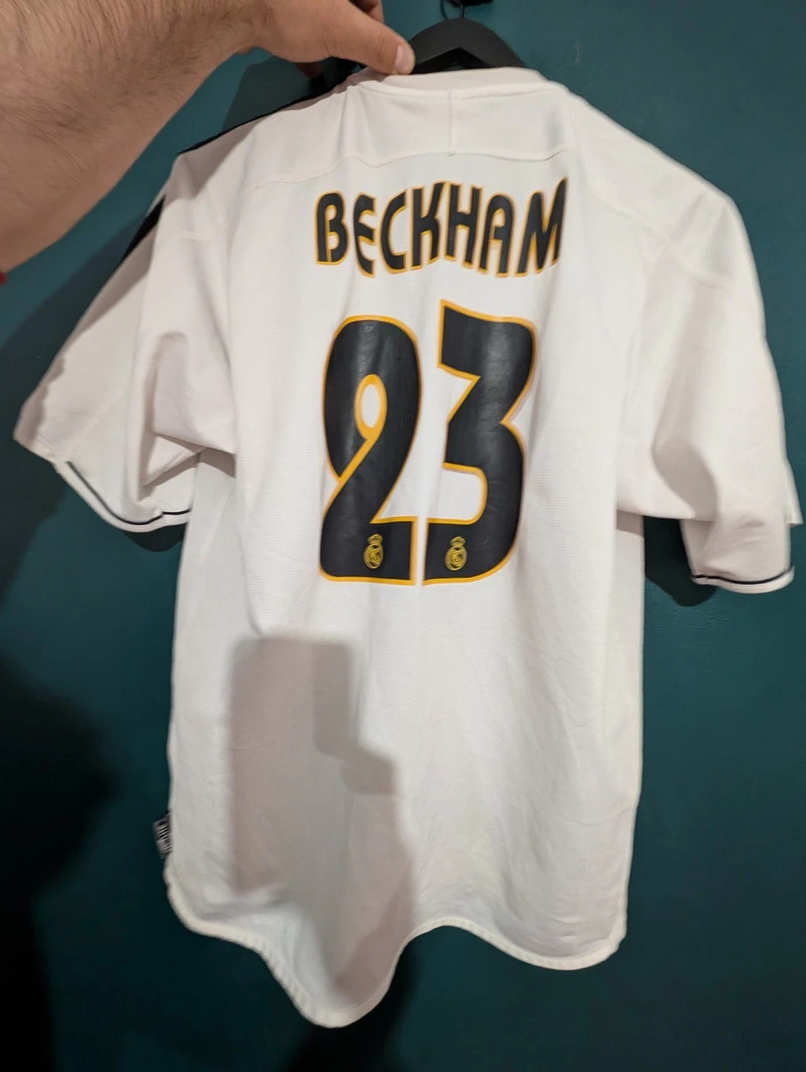 Maillot Angleterre Beckham – Euro 2000 – Indossé – Umbro – Avec COA