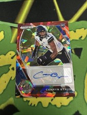 2021 Panini Prizm Draft Picks Camryn Bynum Draft Picks Autographs Red Ice