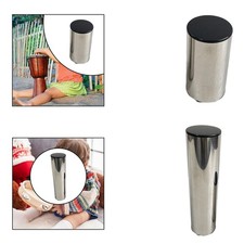 Guiro - Metal Accompaniment Musical Instrument, Shaker for Beginners, Kids And
