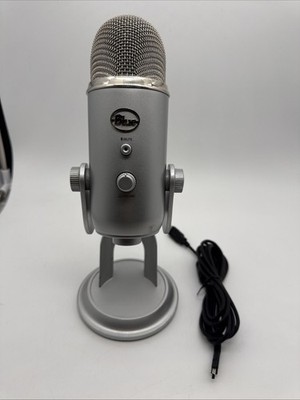 Blue Mic Yeti USB Mikrofon - Silber - getestet funktioniert 