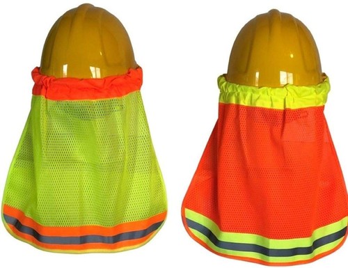 4 Pack Hard Hat Sun Shade, Hard Hat Neck Shield, Safety Reflective Stripe, 2 ...