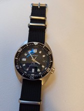 Seiko automatic divers watch NH35 slim turtle case - modded 