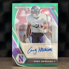 2021 Panini Prizm Draft Picks Autographs Greg Newsome II #DPA-GNE Auto RC Browns