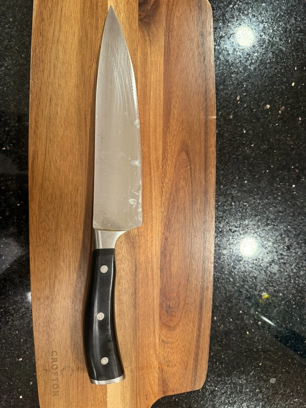 WUSTHOF CLASSIC IKON 8" CHEF'S KNIFE 4596 20CM SOLINGEN GERMANY