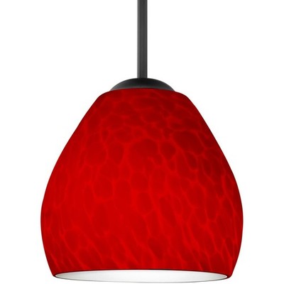 Besa Lighting 1BT-4122RC-BK Bolla 1 Light Black Cord Pendant Ceiling Light