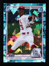2020 Bowman Chrome Draft Sapphire Aqua 11/20 Tink Hence #BD-86 1b3