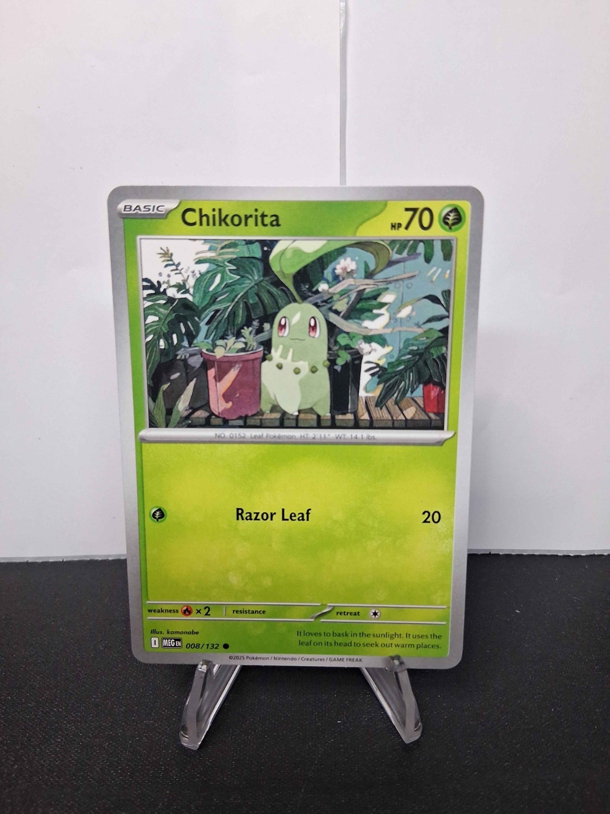 Chikorita 008/132 - Mega Evolution ME01 - Pokemon - NM/M - MEG