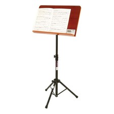 On-Stage SM7312W Conductor Stand with Wide Wooden Bookplate