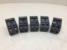 Lot of 5 GE General Electric 20A Double Pole Circuit Breakers E-11592 22KA THQB