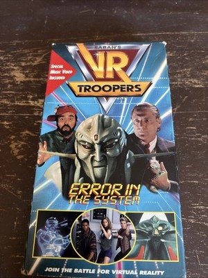 Saban s VR Troopers - Error In The System VHS Tape 1994 Virtual Reality Anime