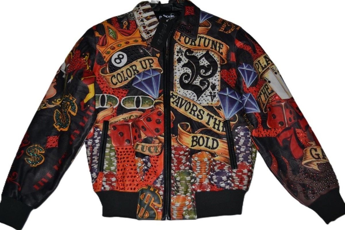 AUTHENTIC PELLE PELLE HIGH ROLLERS 1978 Men's LEATHER Jacket All