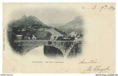 AZOP9-0909-39 - SAINT-CLAUDE - Le Pont d'AVIGNON Postkarte Jura 39