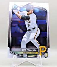 2025 Bowman Draft Chrome - #BDC-187 Sammy Stafura Pirates