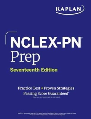NCLEX-PN Prep, Seventeenth Edition - Paperback, by Kaplan Nursing - Acceptable n