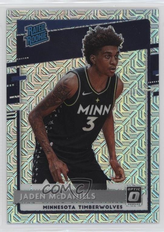 2020 Panini Donruss Optic Rated Choice Prizm Jaden McDaniels #178 Rookie RC 06gz
