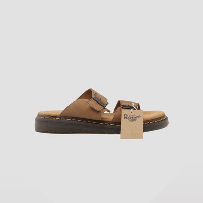 Dr. Martens Josef Nubukleder Schnalle Pantoletten Sandalen Damen / Herren Slipper