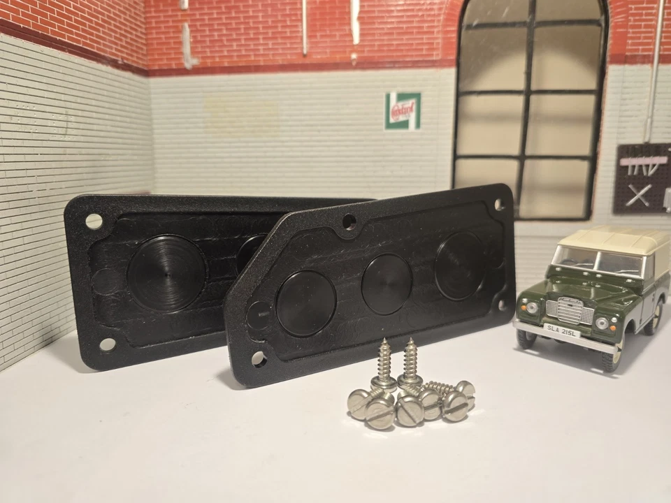 Land Rover Series 3 Bulkhead Wiring Loom Grommet Plates PRC1333 AMR3098 x2 - Image 4 of 4