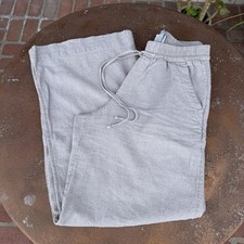 A New Day beige linen pants Size XS #linenpants #eurosummer #beach #boho