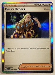 Boss's Orders (Ghetsis) 172/193 Paldea Evolved Holo Rare