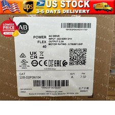 New Allen-Bradley 22B-D2P3N104 22BD2P3N104 PowerFlex 40 AC Drive US Free Tax