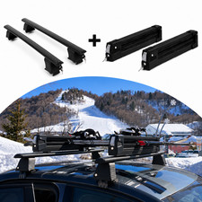 Ski Rack Roof Rack Crossbars For Polestar 2 2021-2025 - Black